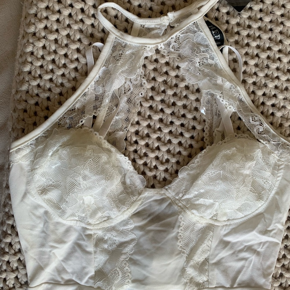 White Lace Bodysuit